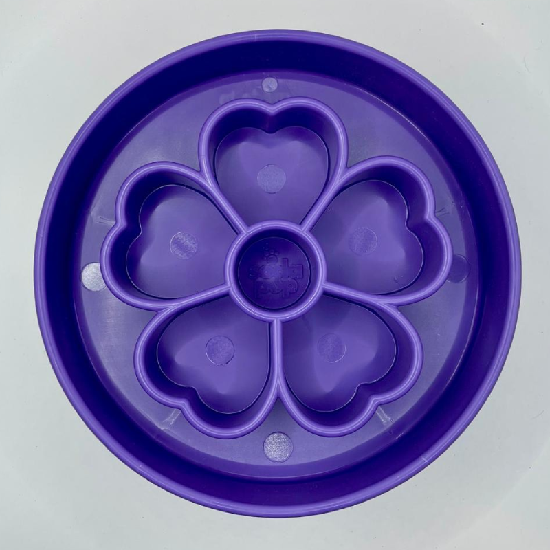 Gamelle alimentation lente - Fleur violette