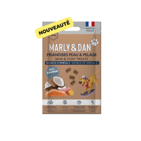 Friandises Peau et Pelage pour chien - Format poche - Marly & Dan