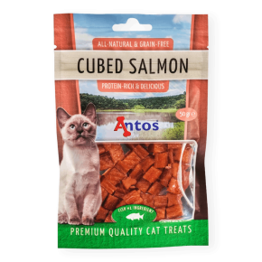 Friandises pour chat en cube - Saumon