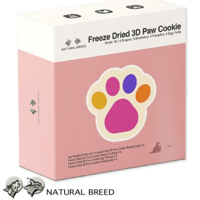 Cookie lyophilisé pour chien et chat - Natural Breed
