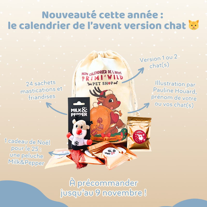 Mon calendrier de l'Avent pour chat(s)