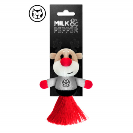 Jouet d'occupation pour chat - Peluche Renne