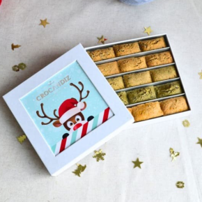 Coffret Luxe “Preuves d’Amour” Crocandiz • Assortiment de 15 Financiers pour Chien