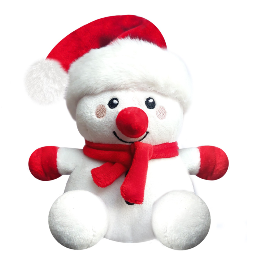 Jouet d'occupation pour chien - Peluche Bonhomme de neige
