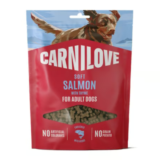 Friandises semi humides Saumon & Thym - Carnilove