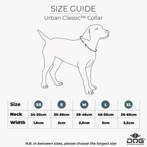 Collier Classic Freestyle™ Taille S pour Chien – Tour de cou 30 à 38 cm – DOG Copenhagen