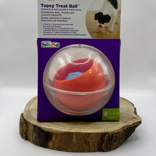 Jeu interactif pour chien - Balle Topsy Treat