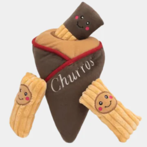 Peluche de fouille pour chien - Cornet de churros