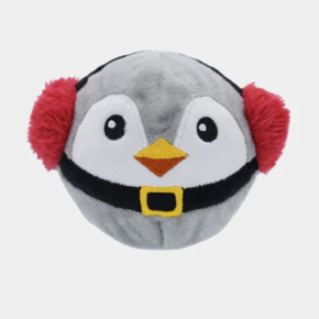 Jouet d'occupation pour chien - Balle en peluche Pingouin