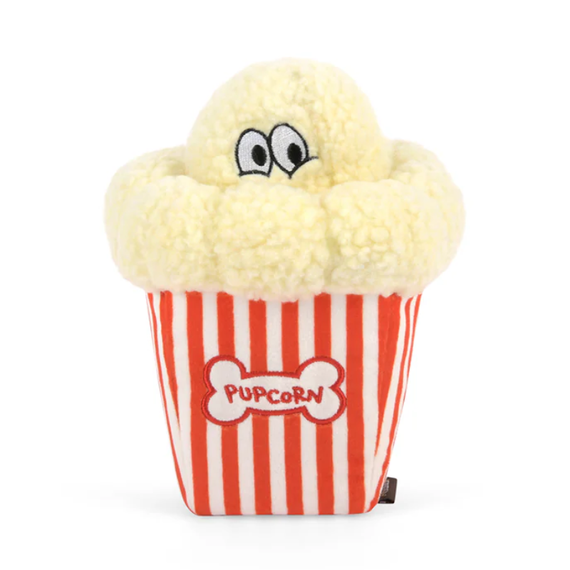 Peluche de fouille pour chien - Seau à popcorn