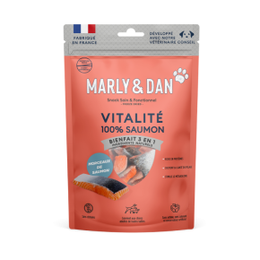 Morceaux de saumon pour chien Vitalité - Marly & Dan