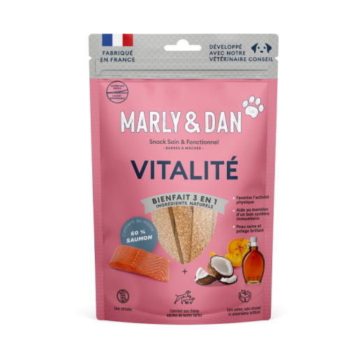 Barres à mâcher Vitalité - Marly & Dan