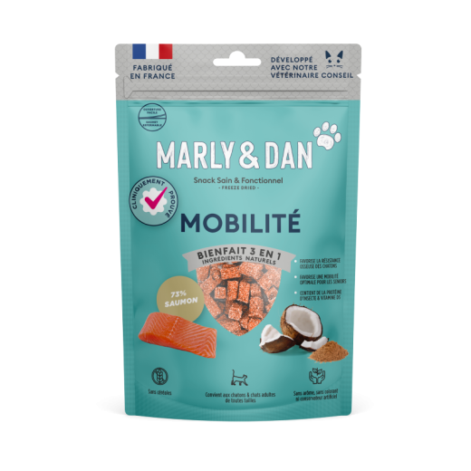 Friandises Mobilité pour chat - Marly & Dan