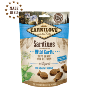 Friandises semi humides Sardine & Ail des ours - Carnilove