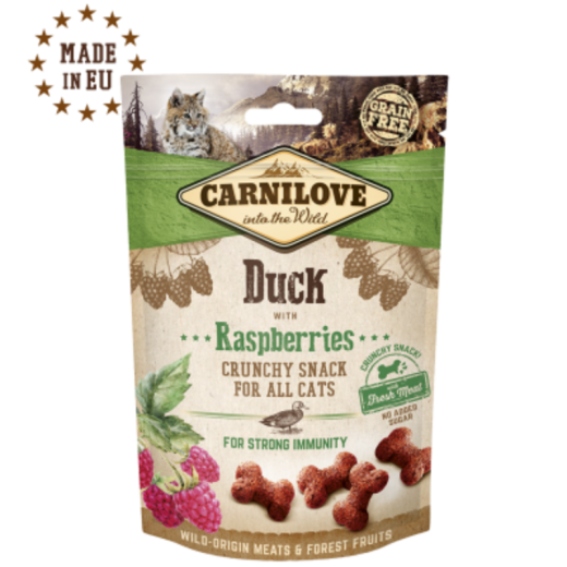 Friandises pour chat Canard & Framboise - Carnilove