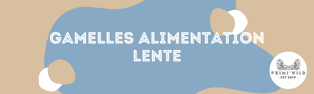 Gamelles alimentation lente